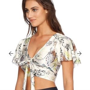 Blackmilk Watercolour Tiger Rio Top - Limited